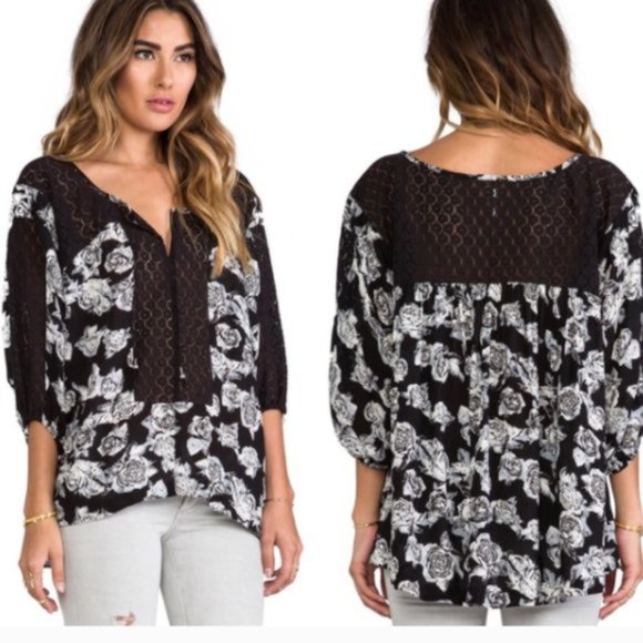 Free People Tops - Free People Moon River Easy Oversized Tunic